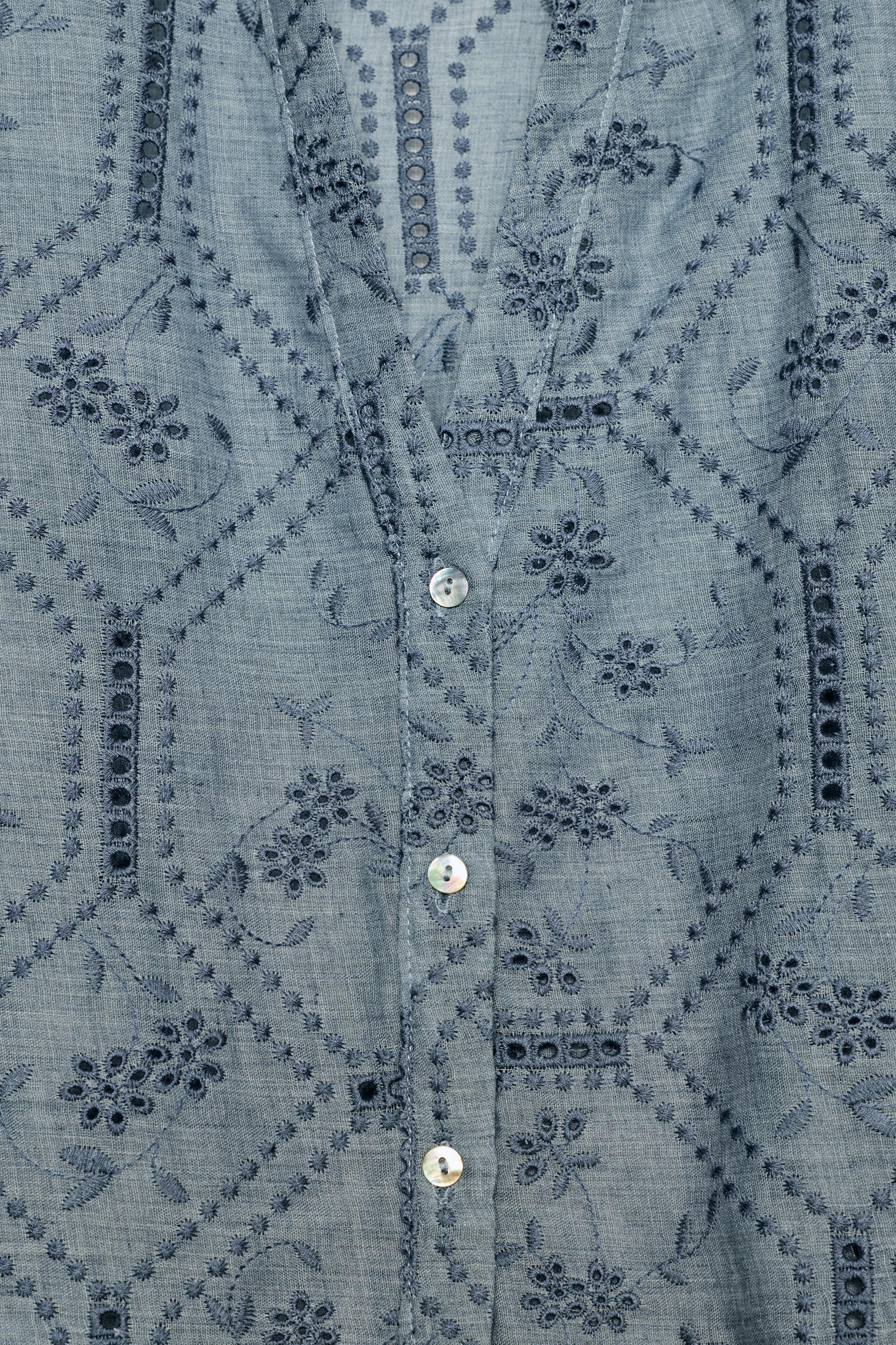 CHEMISE BRODERIES PERFORÉES